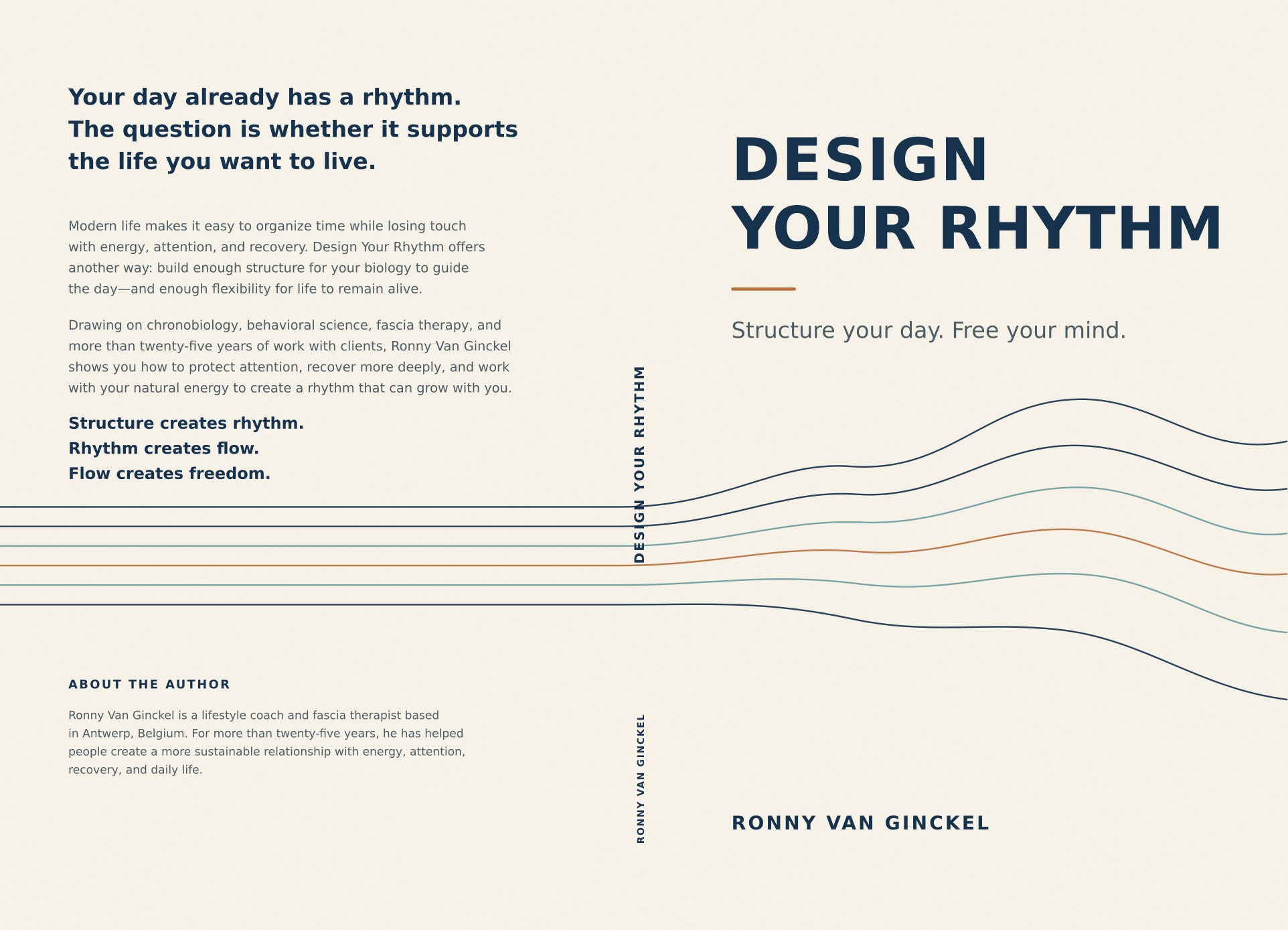 Front cover of Design Your Rhythm by Ronny Van Ginckel